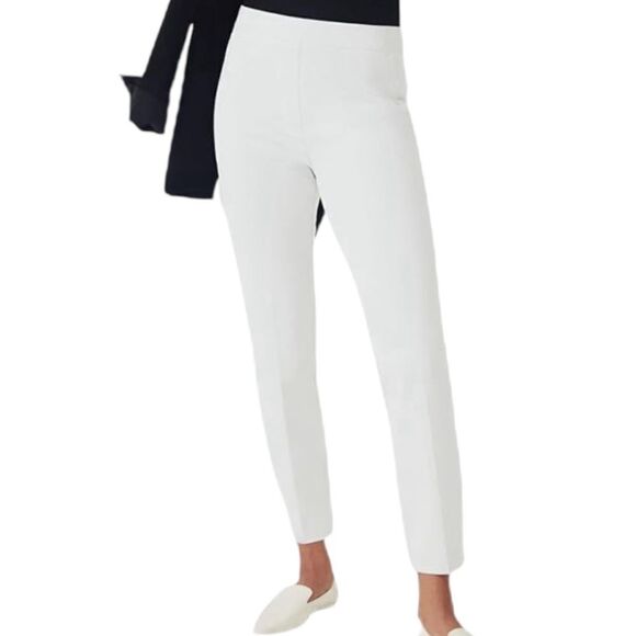 Spanx Womens On-the-Go Slim Straight Ankle Pant 20372R Classic White Medium 148 - Picture 3 of 12